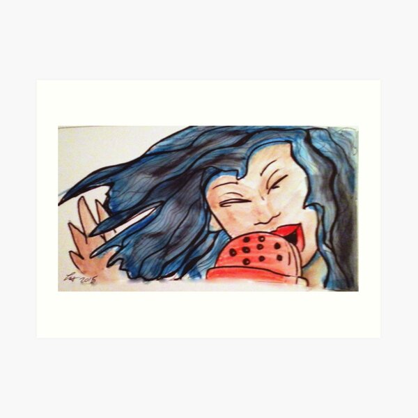 Karaoke Star Art Print