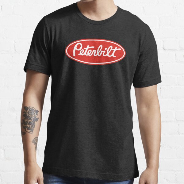 Peterbilt Truck Logo Redwhite Essential T-Shirt