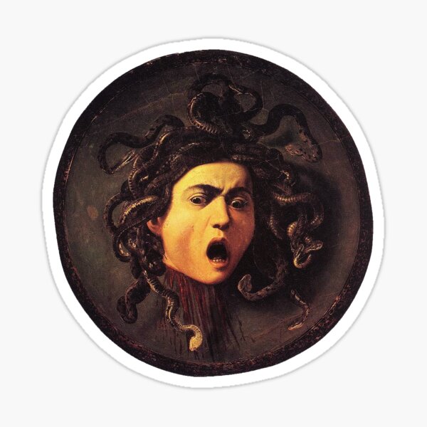 Vista previa del artículo con la obra «caravaggio - medusa cabeza», diseñado y vendido por pripple.