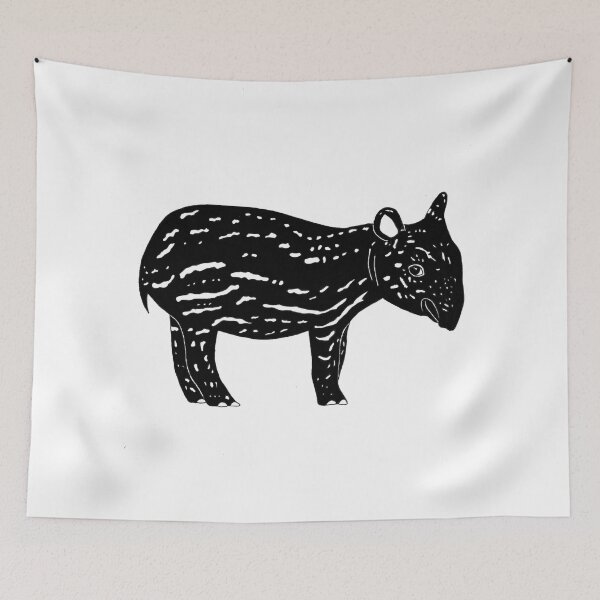 Item preview, Tapir (ink illustrations of weird animals that are real) designed and sold by InkDier.