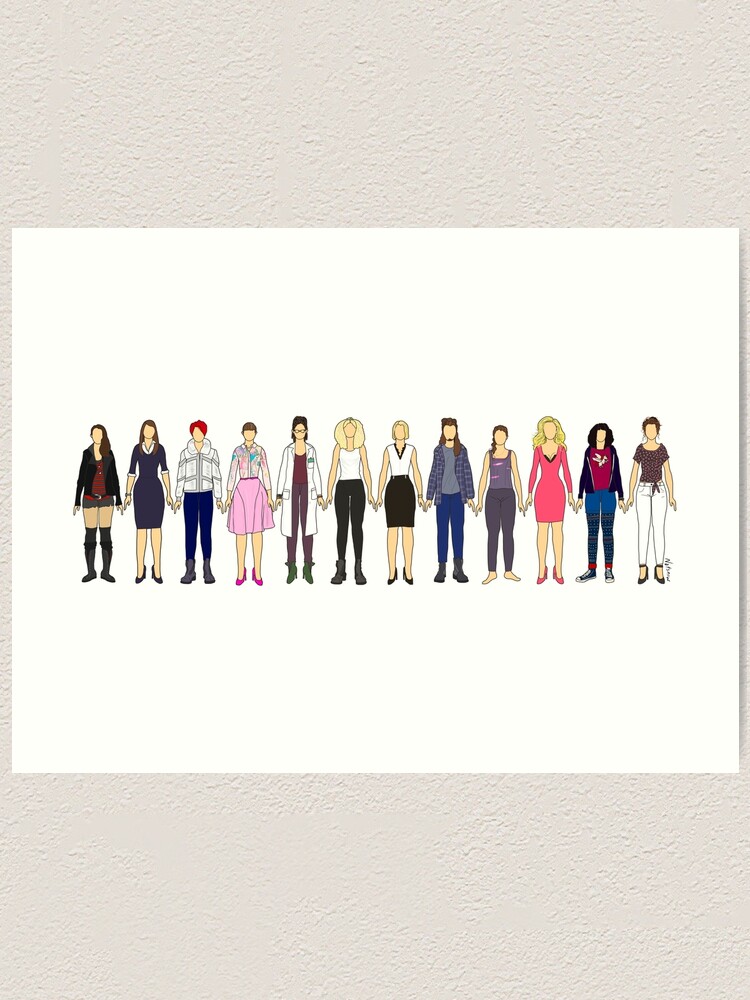 Alternate view of Sestras Sisters Unite Orphan Black Long Version Art Print