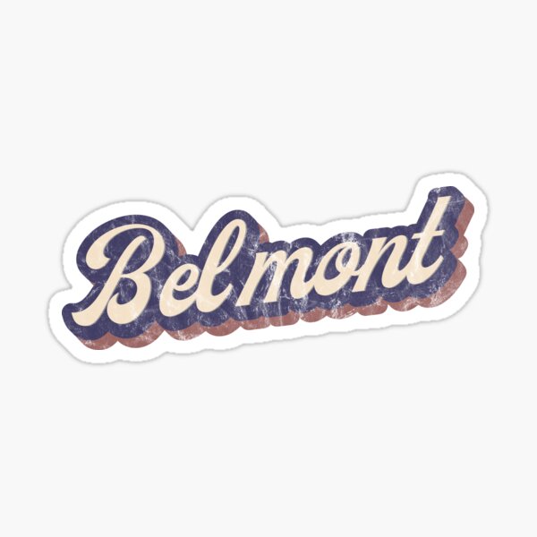 Belmont University Mascot Logo Cornhole Decal