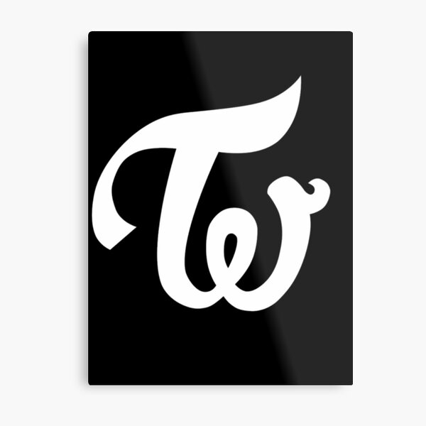 Twice Logo Metal Print By Cedcas Redbubble