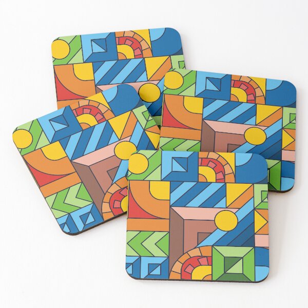 Item preview, Colorful Geometric Mosaic Background designed and sold by Robert Lynch.