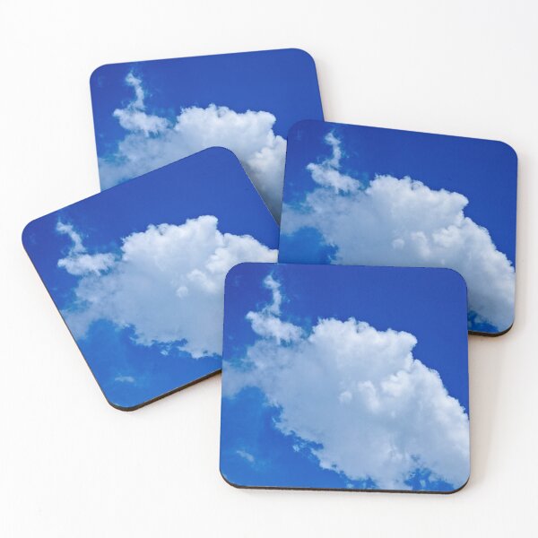 Item preview, White clouds in blue sky designed and sold by enhan.