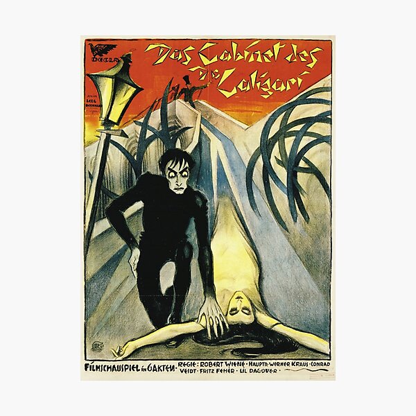 The Cabinet of Dr. Caligari - Silent Movie poster Photographic Print