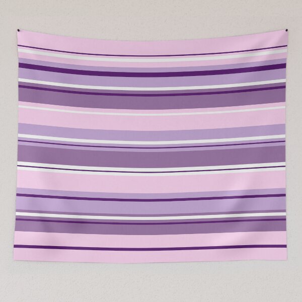 Item preview, Mixed Striped Design Pinks Purples White designed and sold by NataliePaskell.