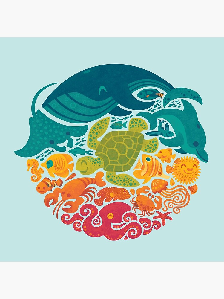 Aquatic Rainbow (light blue) by Waynem79
