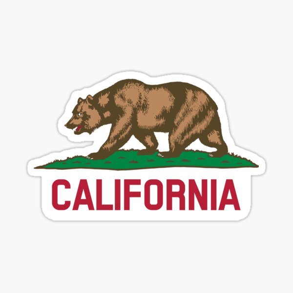 California Dream Sticker Santa Cruz Los Angeles San Diego Malibu