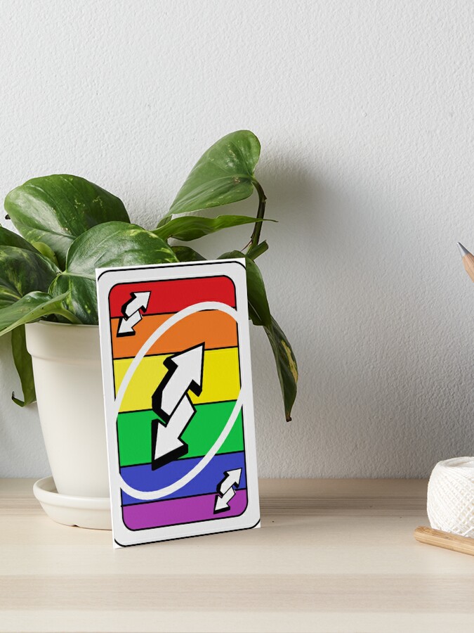 Pride Uno Reverse card Art Board Print for Sale by Bumble-Buzzing