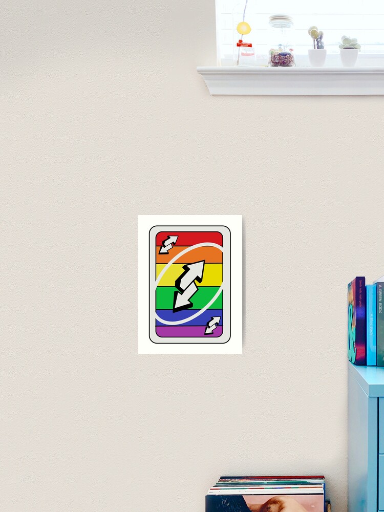 Pride Uno Reverse card Art Board Print for Sale by Bumble-Buzzing