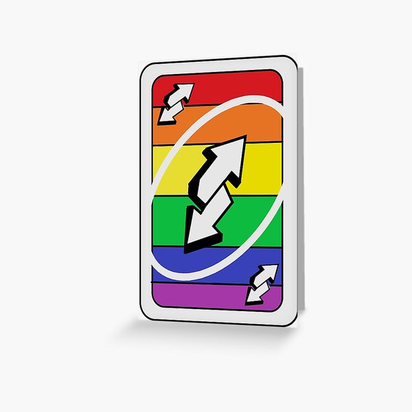 Pride Uno Reverse card Greeting Card for Sale by Bumble-Buzzing