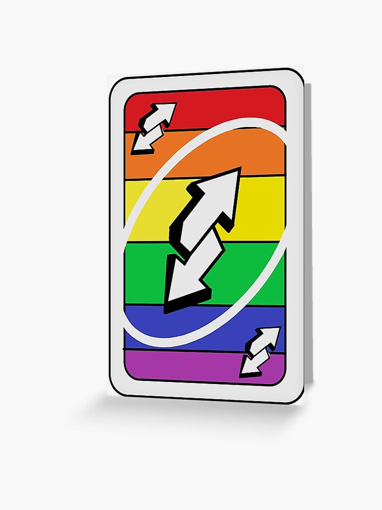 Pride Uno Reverse card Greeting Card for Sale by Bumble-Buzzing