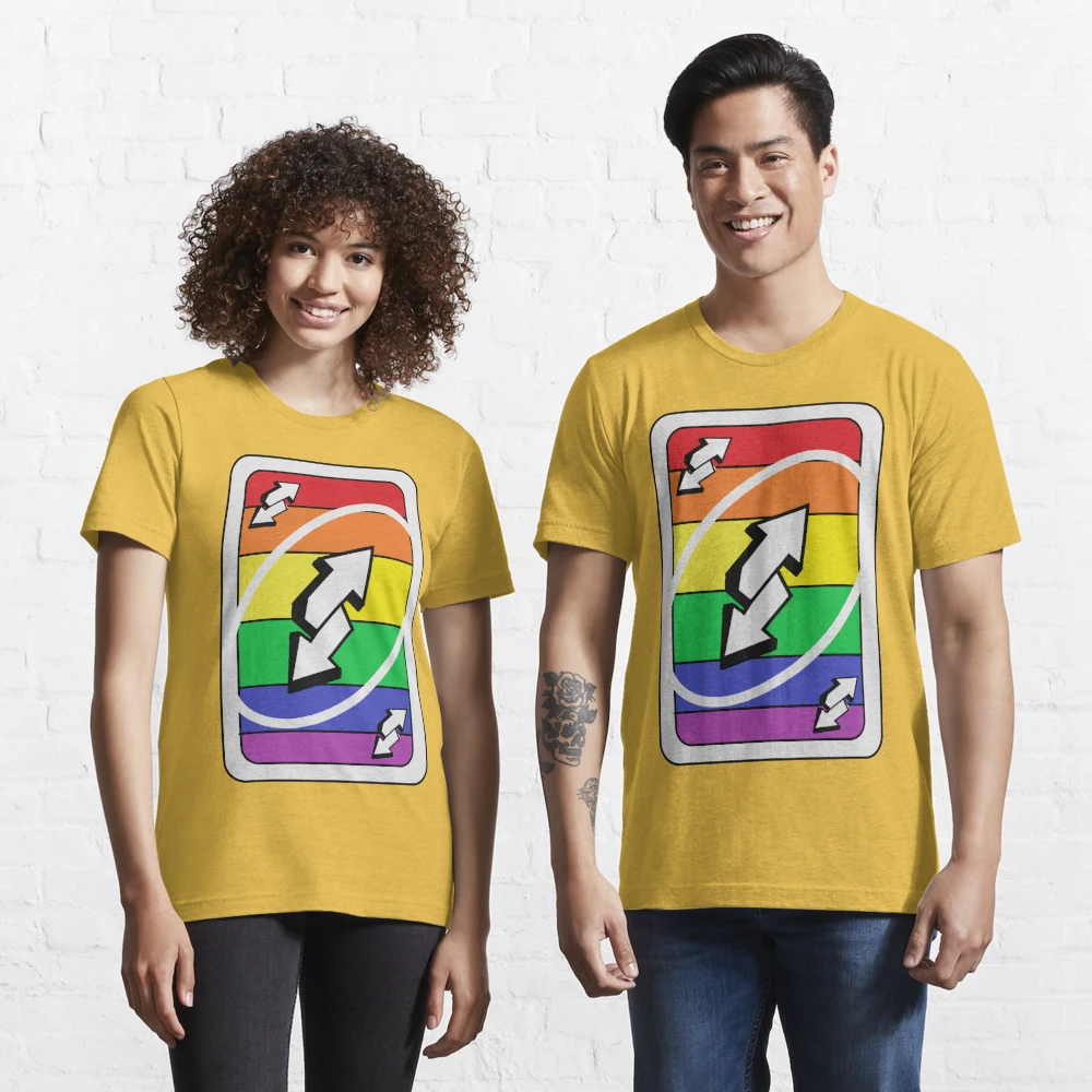 Pride Uno Reverse card Essential T-Shirt for Sale by Bumble