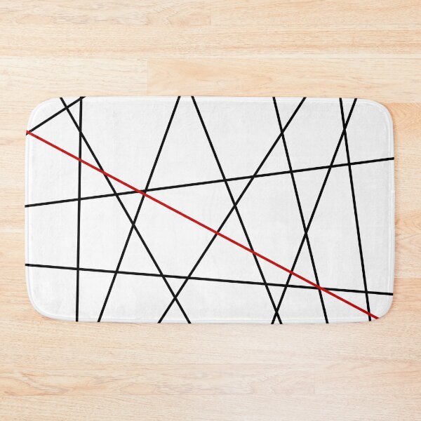 Item preview, Black lines and red designed and sold by TheLemonBox.