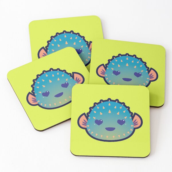 Item preview, Lovestruck Pufferfish designed and sold by ZaryaKiqo.