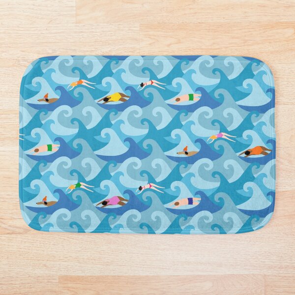 New Year’s Swim Bath Mat