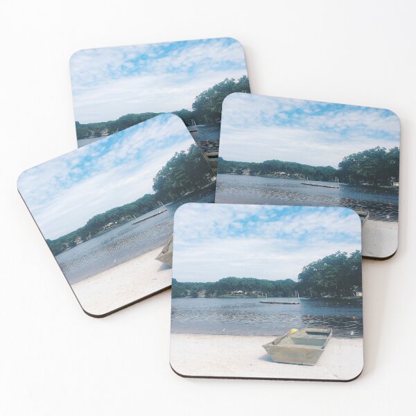 Item preview, Summer Day Lakeside Boat designed and sold by offdutyplaces.