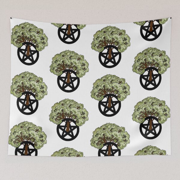 Item preview, Pagan Pentacle Tree designed and sold by imphavok.