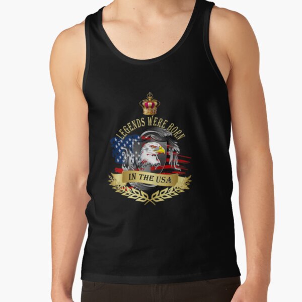 Legends are born in the USA Tank Top