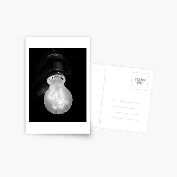 Item preview, Black and White Light Bulb designed and sold by Gary Horner.