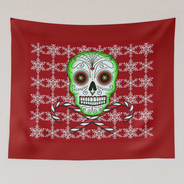 Item preview, Skull and Candy Cane designed and sold by Tammy Wetzel.