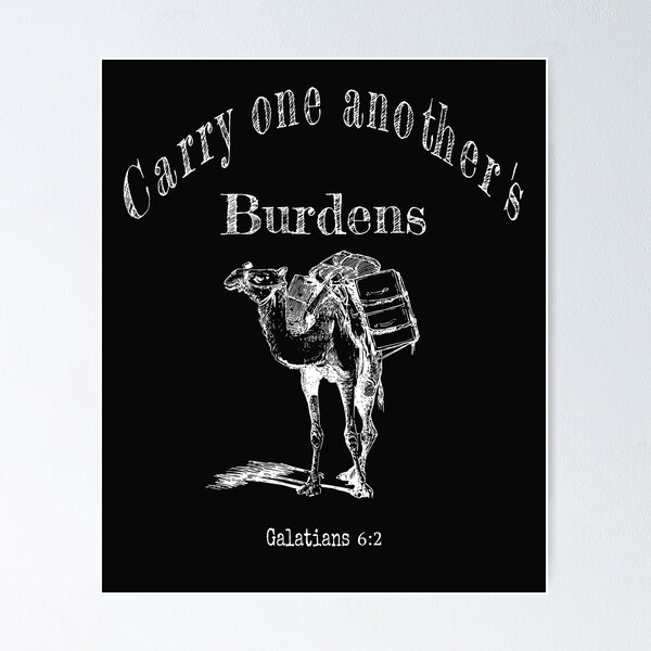 Bear One Another's Burden Galatians 6:2 Coloring Page