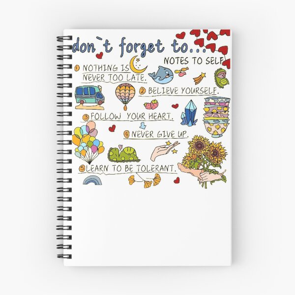 Item preview, Notes to Self designed and sold by Alaina Fritzinger.