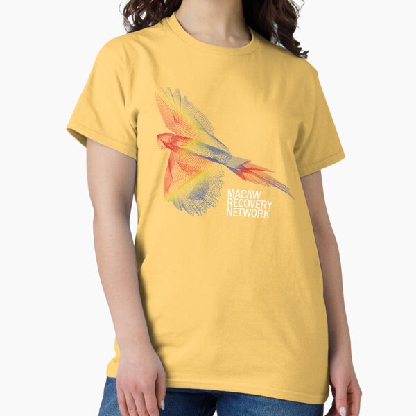 Scarlet Macaw Print - Macaw Recovery Network  Classic T-Shirt