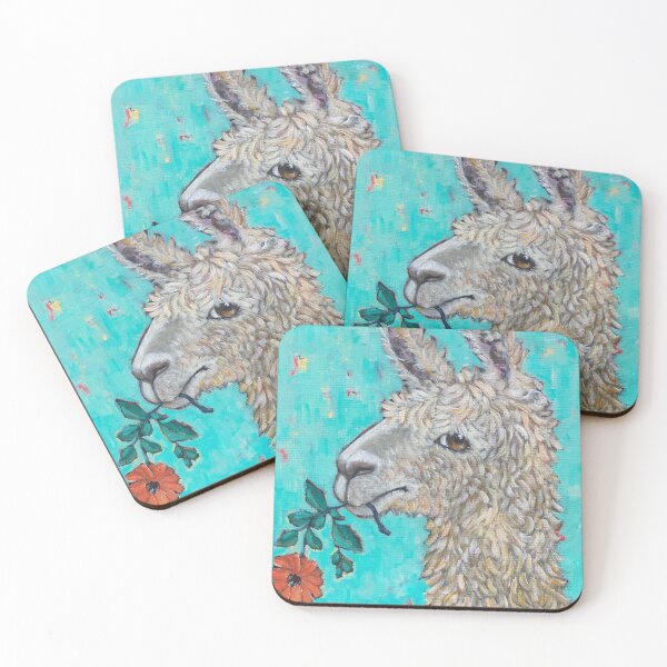 Item preview, Flower Eating Llama designed and sold by Chezholly.