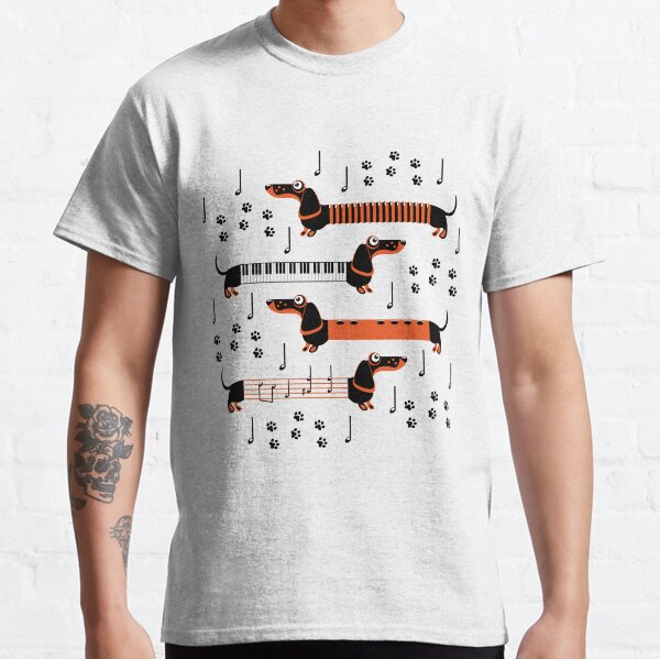 Dachshund music Classic T-Shirt