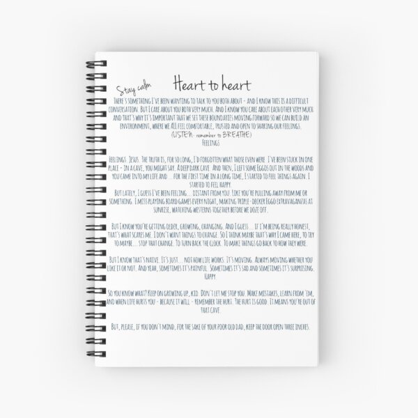 Hopper's Letter Spiral Notebook