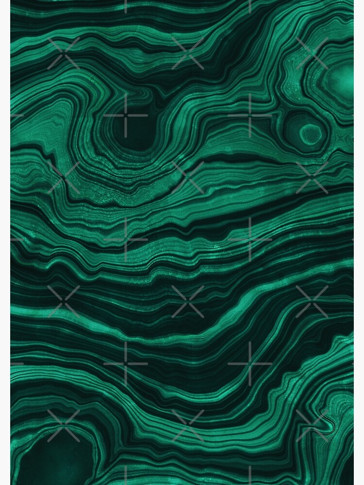 Malachite Green Marble with light Veins by MysticMarble