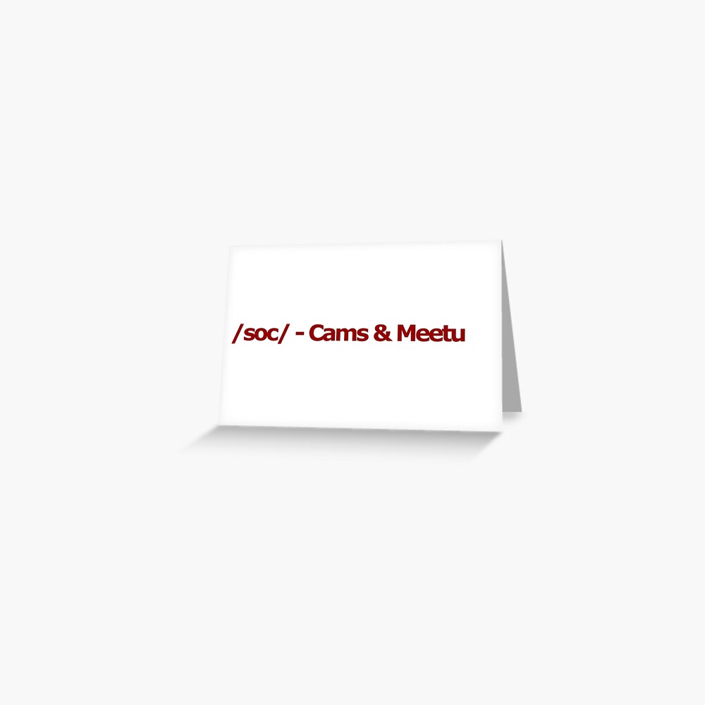 soc/ - Cams & Meetups 4chan Logo