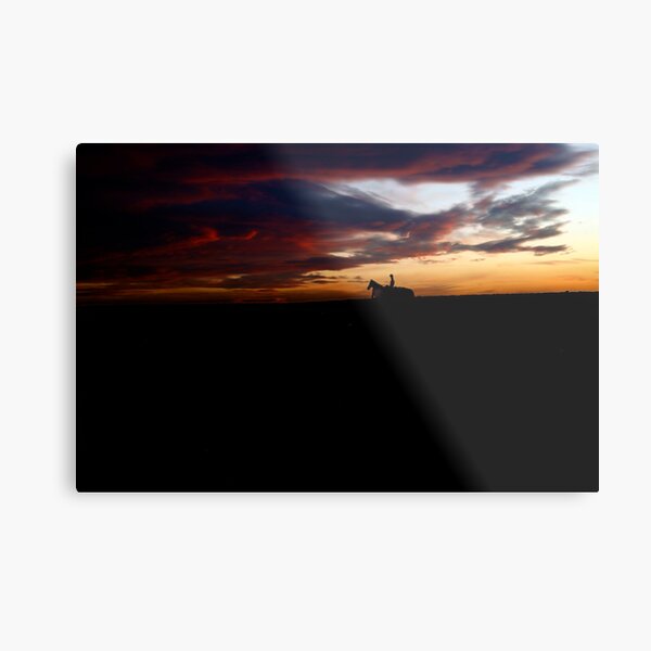 Night Rider Metal Print
