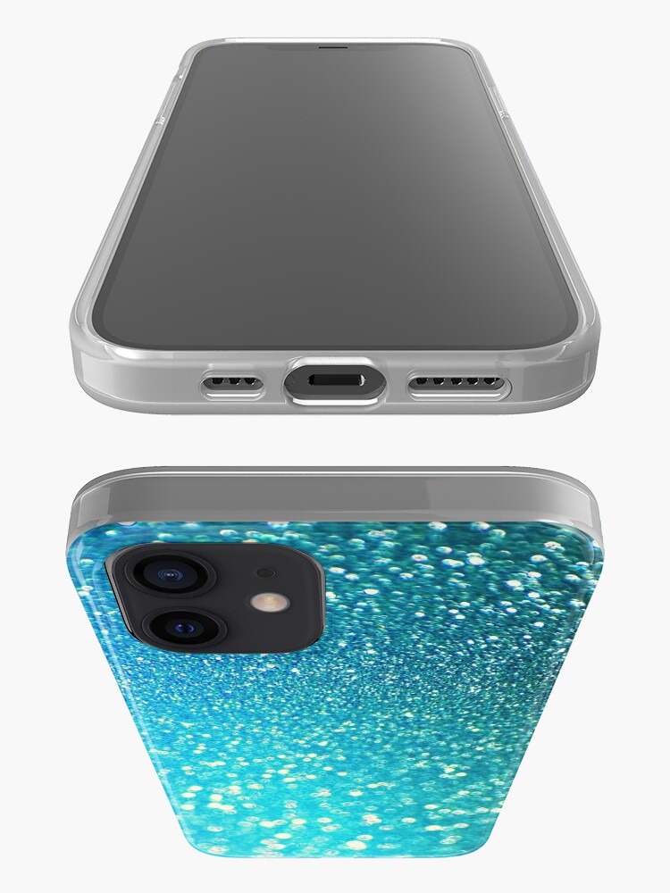 Alternate view of Mermaid Ocean Blue Glitter iPhone Case & Cover