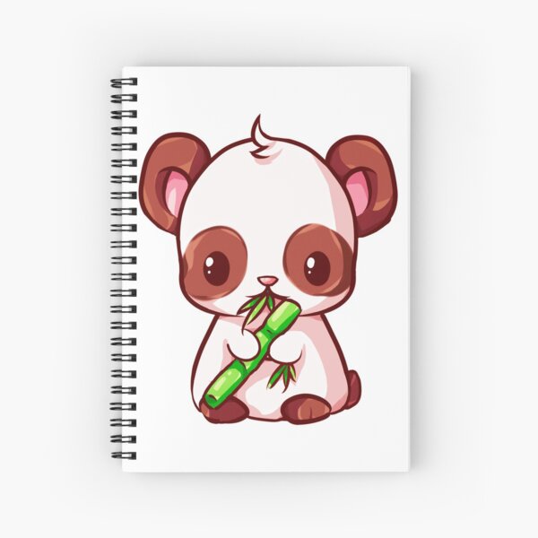 Cute Panda Spiral Notebook