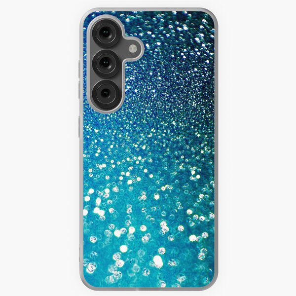 Aperçu de l'œuvre Océan bleu foncé Faux paillettes créée et vendue par MysticMarble.