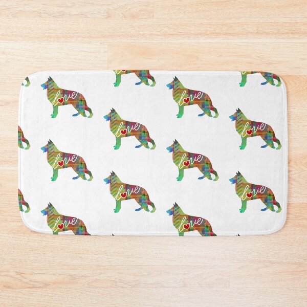 Item preview, German Shepherd Love - A Bright and Colorful Watercolor Style Gift designed and sold by traciwithani.
