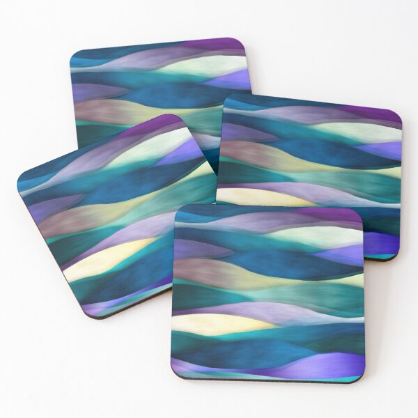 Item preview, Sea of ultraviolet and blue waves designed and sold by MarCanton.