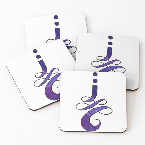 Item preview, Unalome purple swirls  designed and sold by Breenicki.