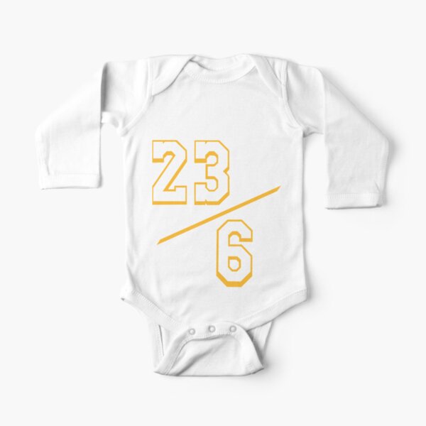 LeBron James The GOAT (Lakers #6) Baby One-Piece for Sale by