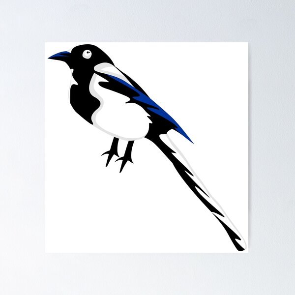 Item preview, Maggie Magpie designed and sold by RedbubbleRonald.