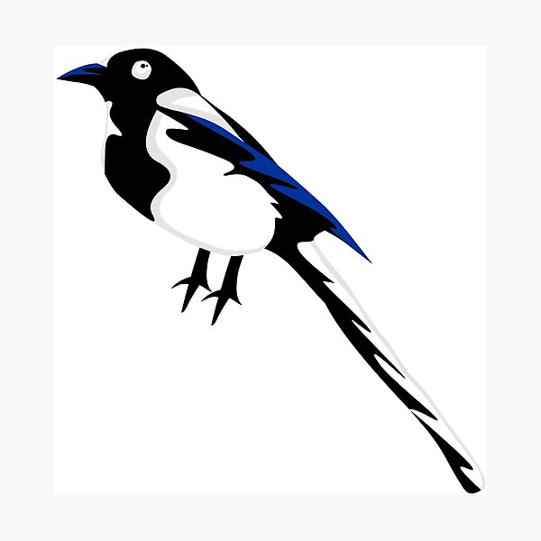 Item preview, Maggie Magpie designed and sold by RedbubbleRonald.