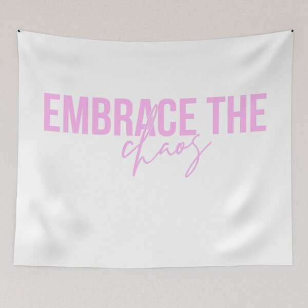 Item preview, Embrace the Chaos (Bubblegum) designed and sold by Caroline Amanda.