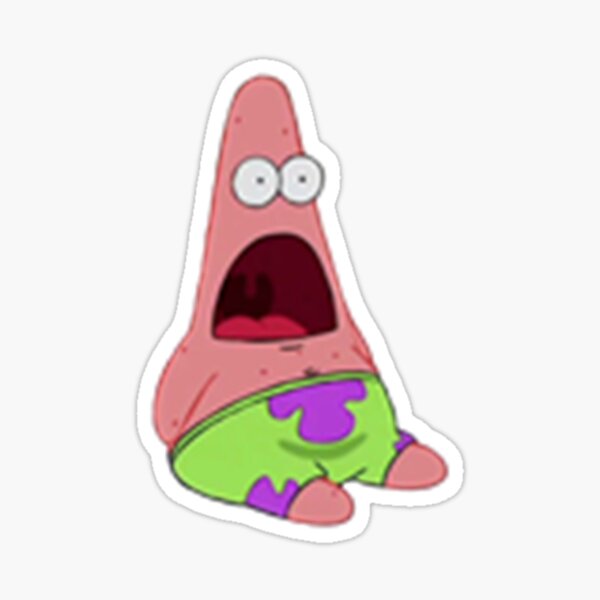 Surprised Patrick Sticker