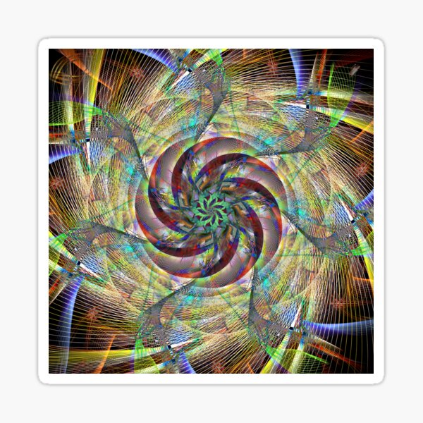 Spiral Twist Sticker