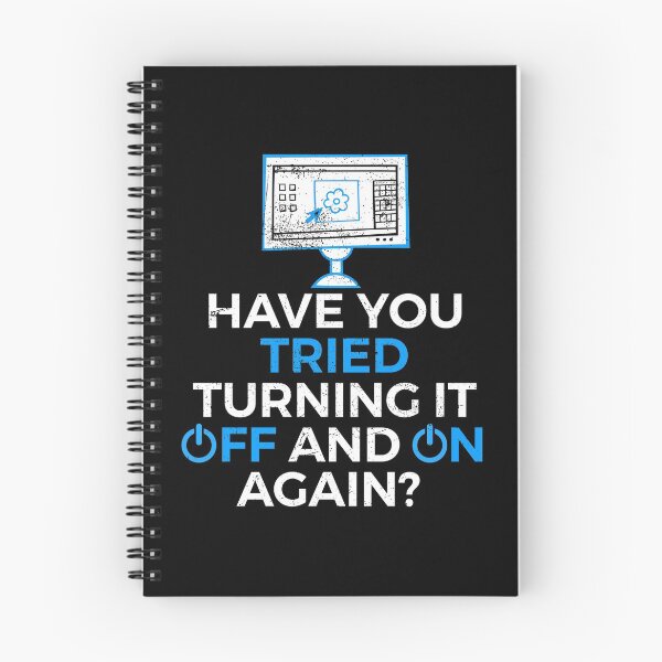 Item preview, Funny programming Have you tried turning it off/on print designed and sold by blive.
