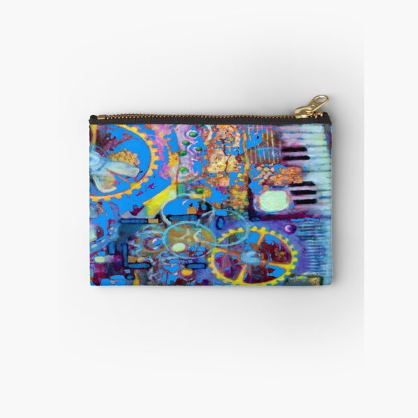 Item preview, SURREAL BLUE STEAMPUNK ELECTRONIC PIANO ART , designed and sold by sharlesart.