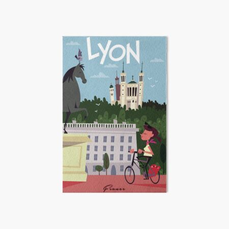Affiche Lyon Impression rigide